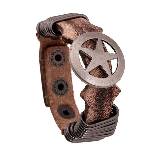 Bracelets Vintage Boho Gitane Hippie Punk Beige, Cordon Enroulé En Cuir Noir Marron Perles En Bois, Empiler Bracelets Pour Hommes, Bijoux De Poignet
