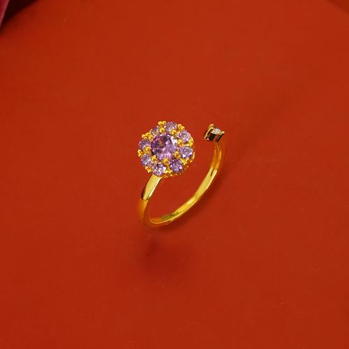 Bague Ouverte En Cristal Brillant Pour Femme, Bague Jaune Minimaliste, Bijoux De Fiançailles, Luxe Exquis