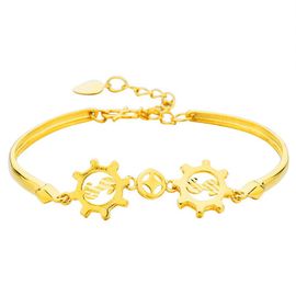Vamoosy-Bracelets En Os De Poisson Doré Pour Femme, Bijoux Ronds Multicouches, Tuyau En Métal De Cheminée, Large, 2020
