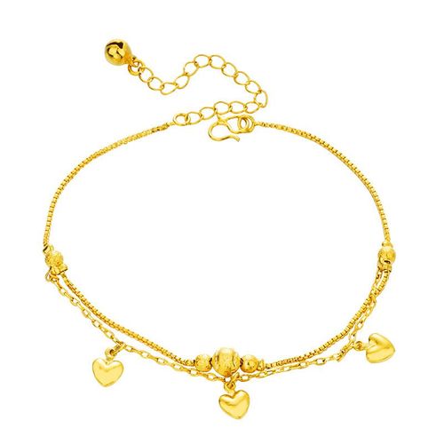 Chaîne De Cheville En Métal Doré Pour Femmes, Bijou De Plage En Forme De C¿Ur, Livraison Gratuite, Nouveauté 2019