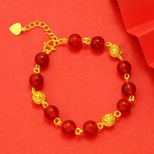 Bracelet À Breloques En Cuivre Pour Femme, Bracelets Indiens Faith Kislucky, Bijoux De Luxe En Pierre Verte Et Rouge, Perles De Mariage Pour Mariée
