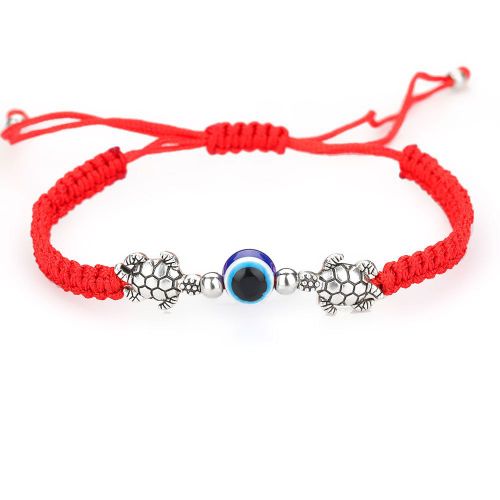 Bracelet Vintage Bleu Mauvais ¿Il, Main De Fatima, Yeux De Turquie, Perles En Résine Pour Femmes, Bracelets Élastiques Pour Hommes