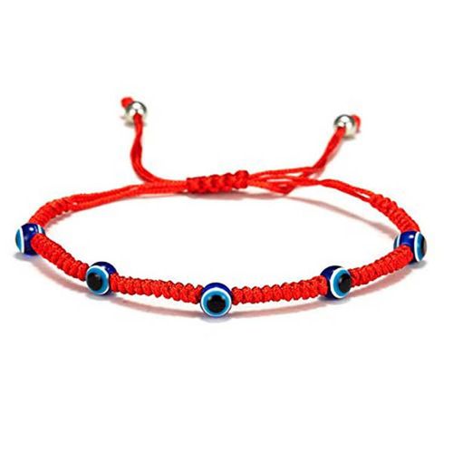 Bracelet Vintage Bleu Mauvais ¿Il, Main De Fatima, Yeux De Turquie, Perles En Résine Pour Femmes, Bracelets Élastiques Pour Hommes