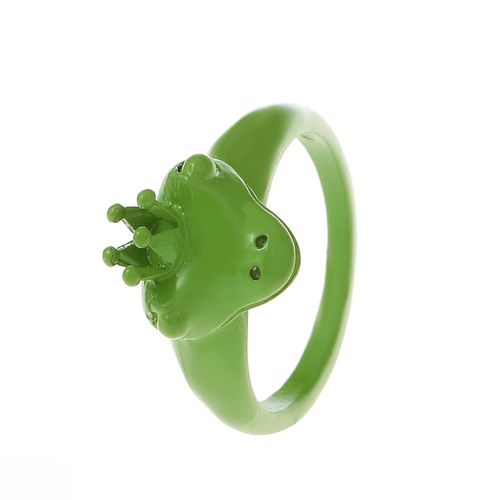 Bague Vintage En Métal Pour Femme Et Enfant, Anneau En Forme De Grenouille Verte, Crapaud, Cadeau De Ixpour Petite Amie, Mode Coréenne