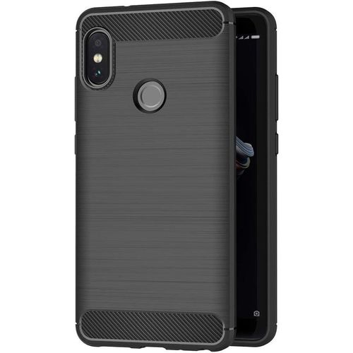 Coque De Protection Pour Xiaomi Redmi Note 5 Etui Antidérapent Coque Fibre De Carbone Noir Anti Choc