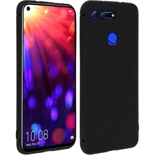 Coque Noir Pour Honor View 20, Housse Etui Noir En Gel Tpu Silicone Souple Ultra Mince Avec Anti Choc
