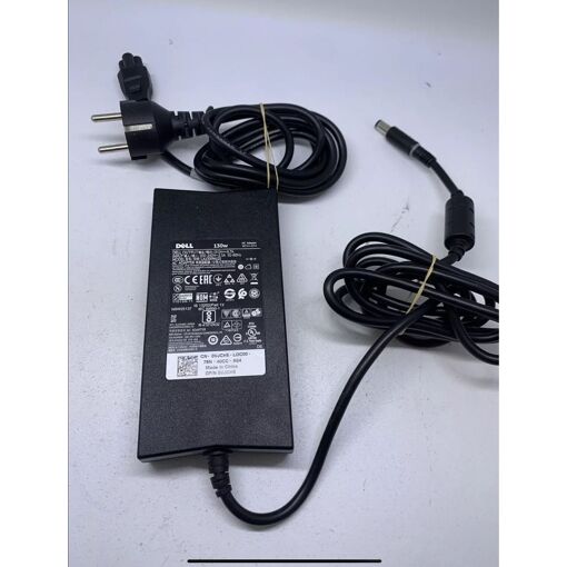 CHARGEUR DELL ORIGINAL 130W - 19.5V 6.7A - POUR ORDINATEUR PORTABLE - COMME NEUF