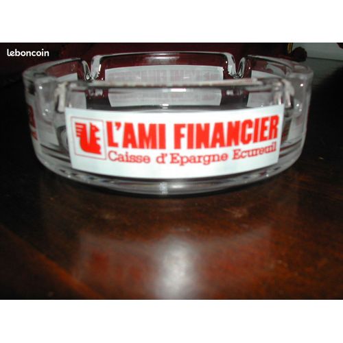 Cendrier Collection Publicité L'ami Financier