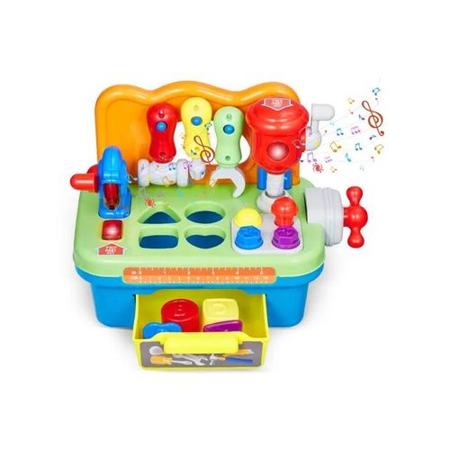 Jouet Établi Musical-Vevor-Sons Et Lumières-Établi Apprentissage Musical-Surfaces Lisses-Pour Enfants 2 Ans Et Plus