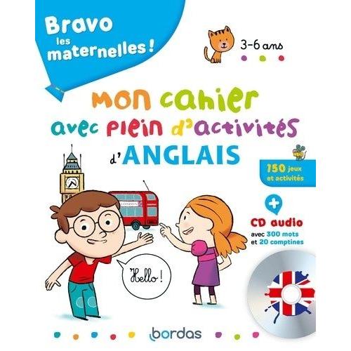 Mon Cahier Avec Plein D'activités D'anglais - (1 Cd Audio Mp3)