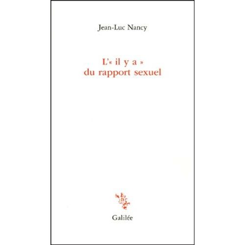 L'il Y A Du Rapport Sexuel