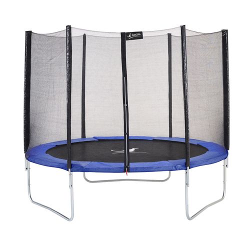 Trampoline Rond Bleu Ø250cm Avec Filet De Protection