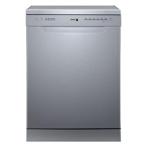 Lave-vaisselle Fagor FADP1302X - largeur : 59.8 cm - profondeur : 61 cm - hauteur : 84.5 cm - inox
