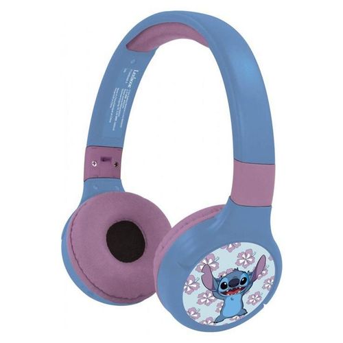 Lexibook Disney Stitch - Écouteurs avec micro - sur-oreille - Bluetooth - filaire, sans fil - jack 3,5mm