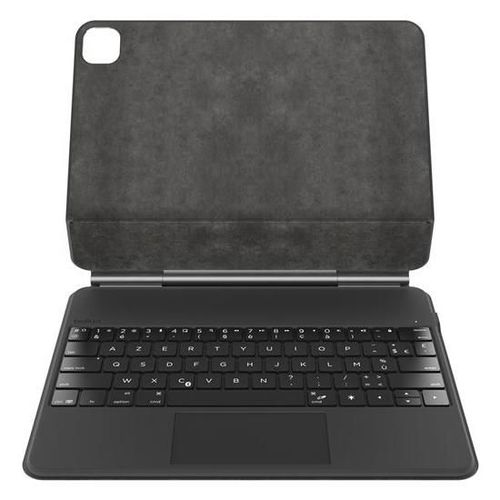 Belkin Pro - Clavier et étui (étui de protection) - avec socle magnétique - avec pavé tactile - rétroéclairé - sans fil - Bluetooth - AZERTY - Français