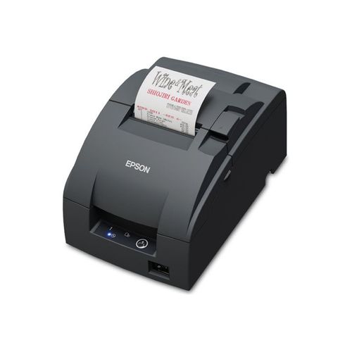Epson TM U220IID (102F0) - Imprimante de reçus - deux couleurs (monochrome) - matricielle - Rouleau (7,6 cm) - 16 cpi - 9 pin - jusqu'à 8.8 lignes/sec - série - outil de coupe - gris foncé