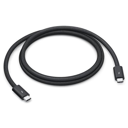 Apple Thunderbolt 5 Pro - Câble Thunderbolt - 24 pin USB-C (M) pour 24 pin USB-C (M) - USB4 / Thunderbolt 3 / Thunderbolt 4 / Thunderbolt 5 / DisplayPort 2.1 - 1 m - passif, support de guirlande...