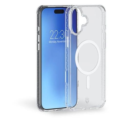 Force Case Air - Coque De Protection Pour Téléphone Portable - Renforcé, Test De Chute À 3 Mètres, Garantie À Vie - Compatibilité Avec Magsafe - Alliage Polymère, Silicone Liquide - Transparent -...
