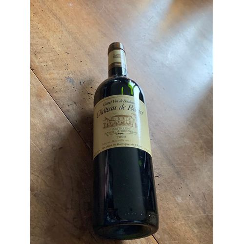 Château De Belcier, Castillon Côtes De Bordeaux , Grand Vin De Bordeaux, 2009