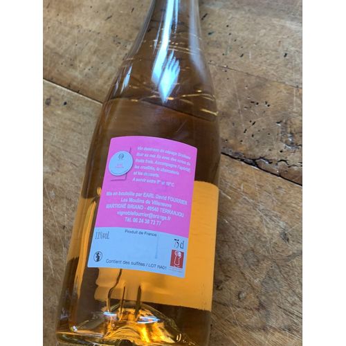 Rosé D’Anjou, David Fourrier, 75 Cl, Vigneron Indépendant