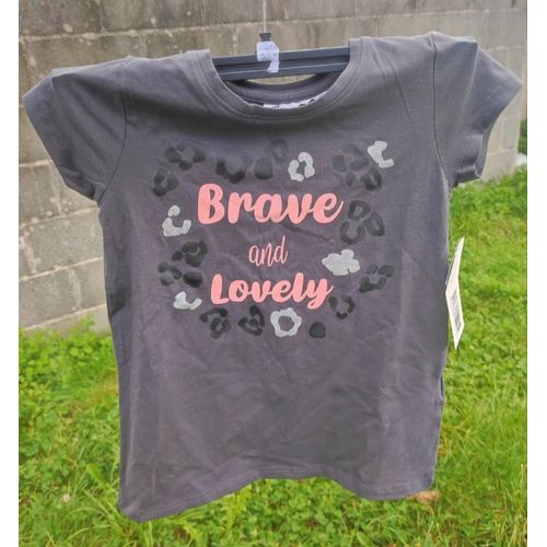 T-Shirt Fille 7 Ans Neuf Avec Étiquette