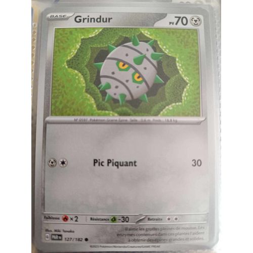 Commune - Pokemon - Faille Paradoxe - Grindur 127/182