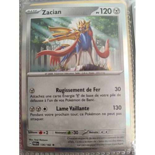 Rare - Pokemon - Faille Paradoxe - Zacian 136/182