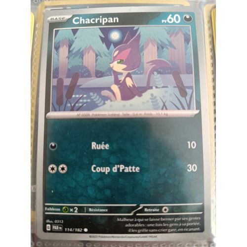 Commune - Pokemon - Faille Paradoxe - Chacripan 114/182