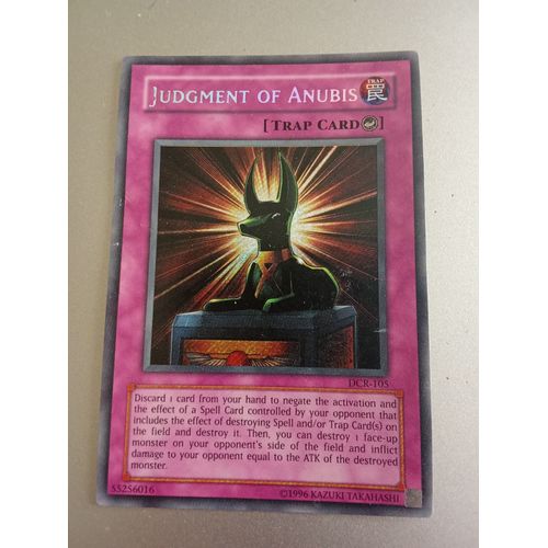 Judgment Of Anubis - Dcr-105 - Secret Rare