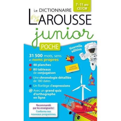 Dictionnaire Larousse Junior Poche
