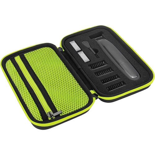 Housse Pour Philips Oneblade Qp2630/30, Eva Étui Rigide Avec Éponge Sac De Rangement Per One Blade, Green