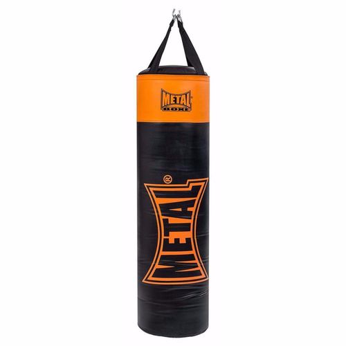 Sac De Frappe Metal Boxe Indiana Vide Noir Orange