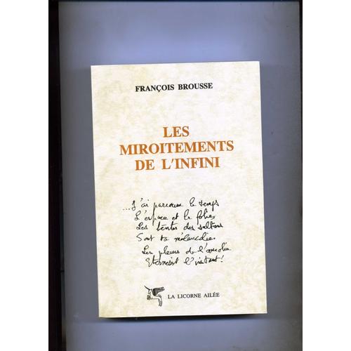 Les Miroitements De L'infini Par François Brousse