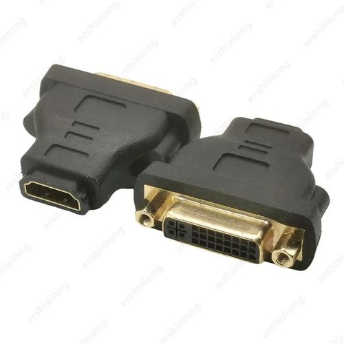 Adaptateur DVI vers HDTV, DVI D 24 + 1 mâle vers HDTV femelle, connecteur de câble, convertisseur pour budgétaire HDTV vers DVI, 1 pièce-DF-HF