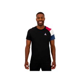 T Shirt Le Coq Sportif Tricolore Homme Noir