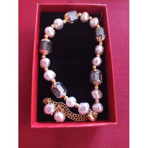 Très Beau Bracelet Cristal En Perles