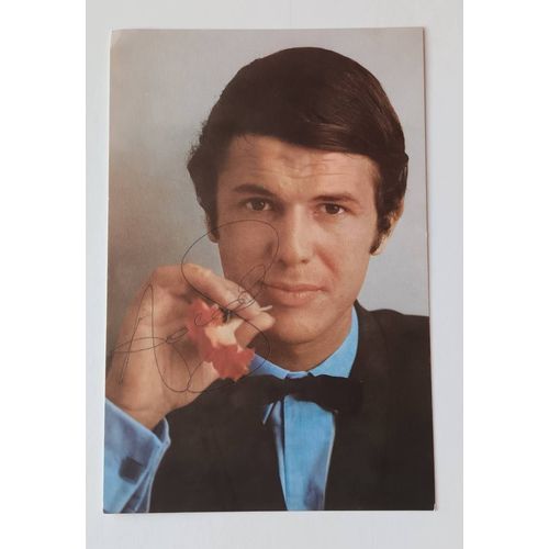 Carte Postale Dédicacée Adamo Pathé Marconi