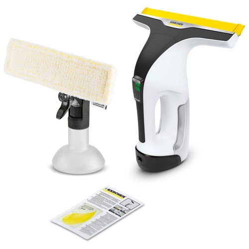Lave-vitres Karcher WV 6 Plus (batterie fixe 3-65 V)  - Autonomie 100 min- Largeur de travail 280 mm- Design Blanc