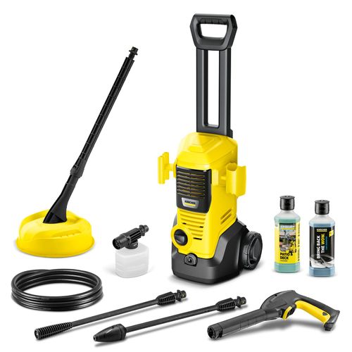 Nettoyeur haute pression Karcher K 2 Premium FJ Home - Pression 110 bar- Débit 360 l/h- Buse à jet plat- Kit Home inclus