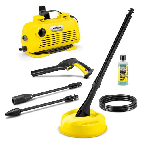 Nettoyeur haute pression Karcher K 2 Premium Horizontal VPS Home - Pression 110 bar- Débit 360 l/h- Kit Home inclus- Position horizontale stable