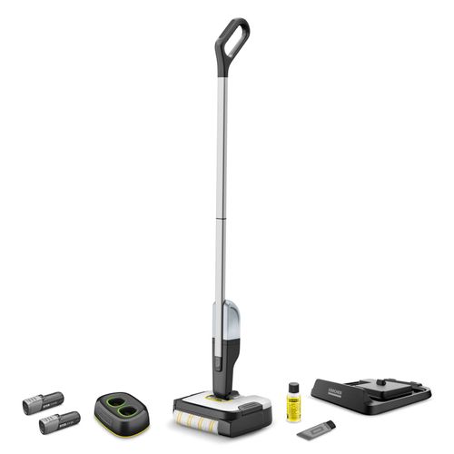 Nettoyeur de sols Karcher FC 2-4 2B Duo - Double rouleaux- Autonomie 30 min- 2 batteries