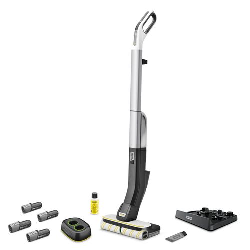 Nettoyeur de sols Karcher FC 4-4 4B Duo - 4 batteries- Autonomie 60 min