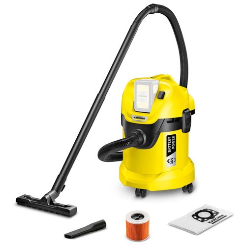 Aspirateur eau et poussières à batterie Kärcher WD 3 sans fil (sans la batterie amovible) (1.629-910.0)