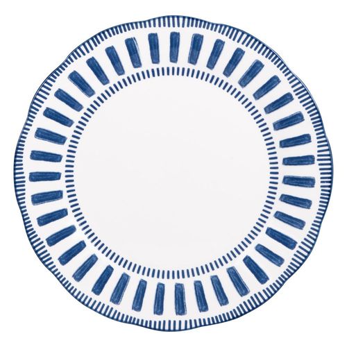 Assiette Plate Napoli Bleue 27 Cm (Lot De 6)