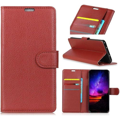 Housse Téléphone Portable Pour Huawei P Smart 2019 Honor 10 Lite Étui Housse Avec Compartiment Pour Carte P Smart 2019 Honor 10 Lite Cover Marron