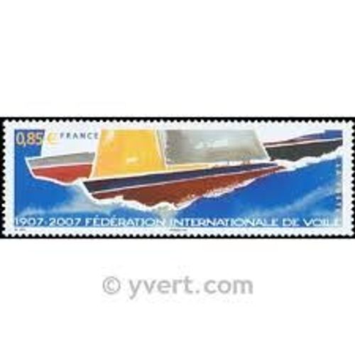 Sport : Centenaire De La Fédération Internationale De Voile : Voiliers Année 2007 N° 4050 Yvert Et Tellier Luxe