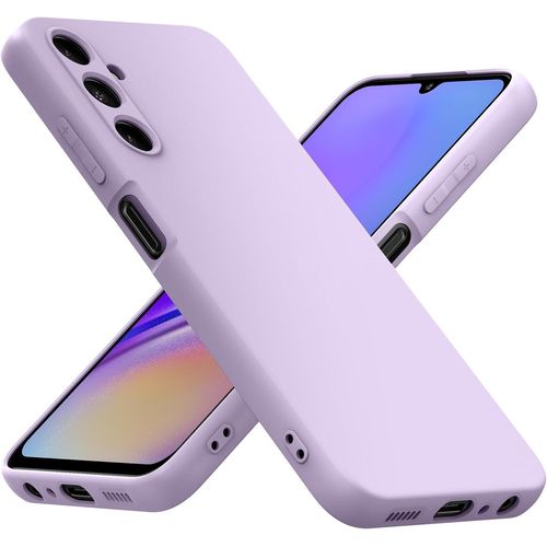 Coque Samsung Galaxy A05s, Avec Protection Caméra, Couche Intérieure Douce, Etui Housse Tpu Mince Souple Antichoc Case Pour Galaxy A05s, Lilas