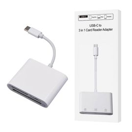 Lecteur De Carte SD USB C, Adaptateur Micro SD Vers Type C Pour IPhone