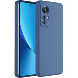 Coque Xiaomi 12 5g Pas Pour 12 Pro Avec Protection Caméra, Couche Intérieure Douce, Etui Housse Tpu Mince Souple Anti Rayures Antichoc Case Pour Xiaomi 12, Bleu