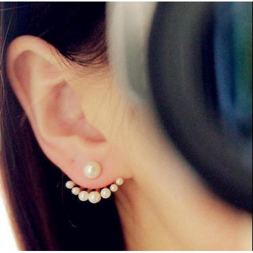 Nouveau Créateur De Mode Bijoux Coloré Strass 216.239.Perle Papillon Arc Boucles D'oreilles Pour Femmes Brincos Xy-E200